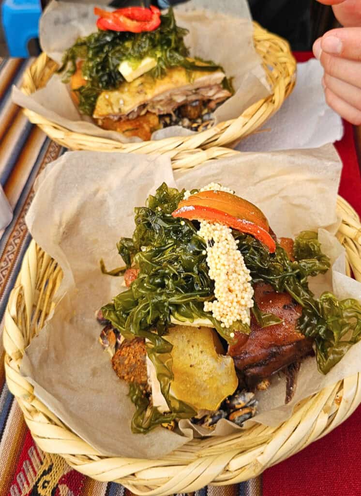 Local Dish from the market called Chiri Uchu
